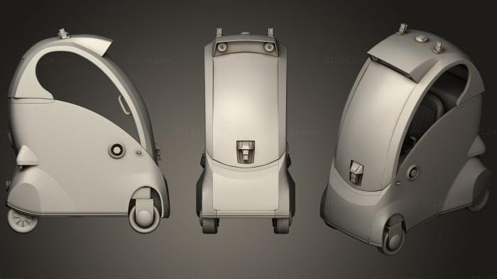Автомобили и транспорт (Автомобиль-робот, CARS_0278) 3D модель для ЧПУ станка